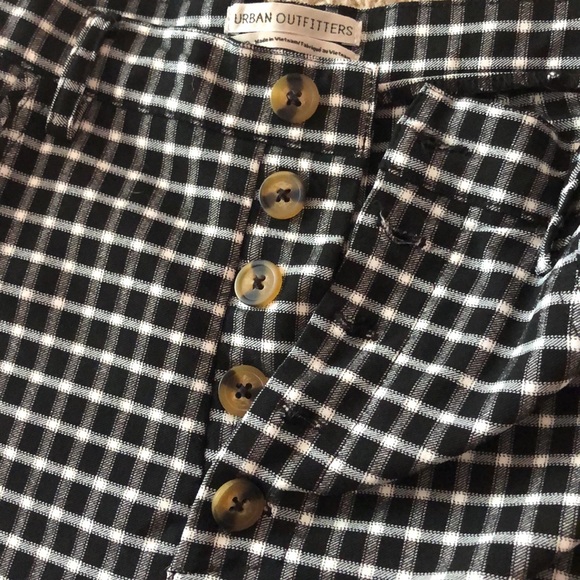 Black & White UO Checkered Pants - Picture 3 of 4